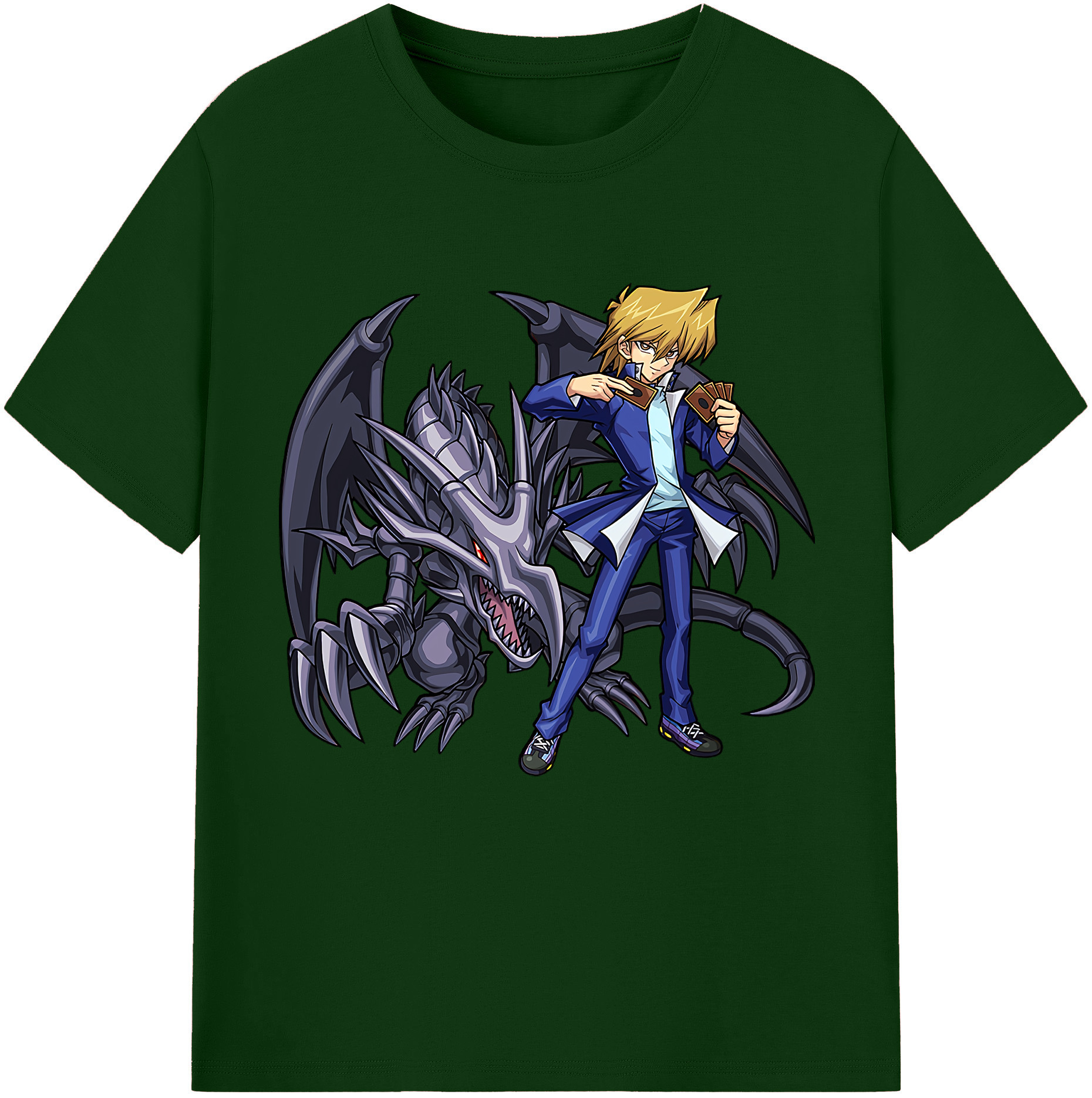 （画像用） 遊☆戯☆王 Yu-Gi-Oh! 綿100％半袖Tシャツ（フロントプリント）